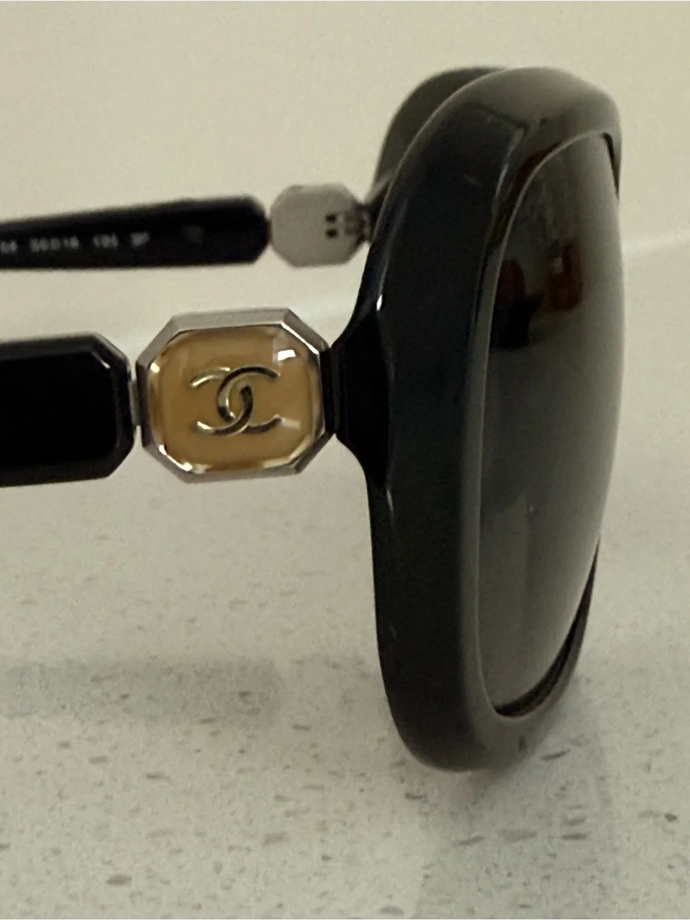Chanel 5286 Black Oversized Polarized Sunglasses – Made in Italy